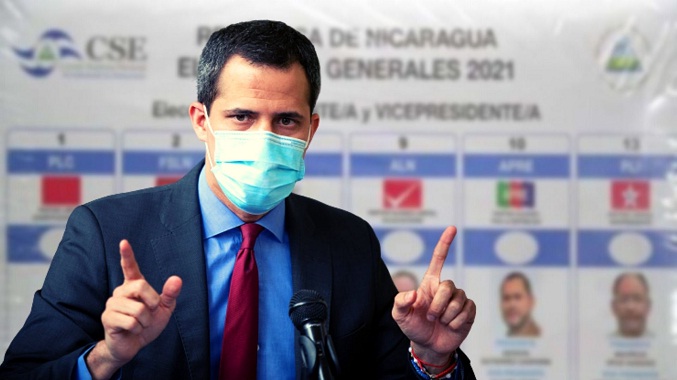 Juan Guaidó denuncia que las elecciones de Nicaragua son un fraude