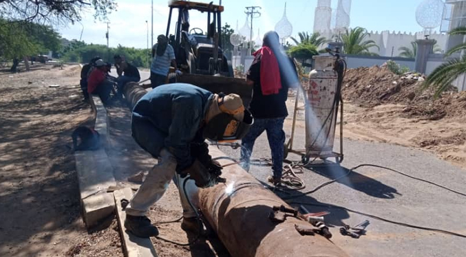 Reemplazan 280 metros de tubería de agua potable en Maracaibo