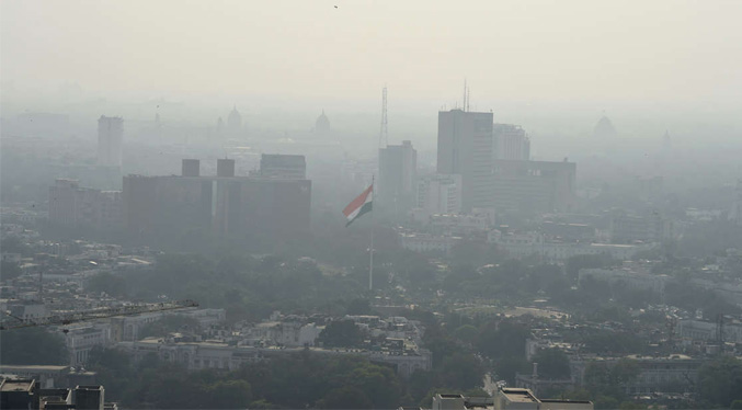 En el estado de Delhi clausura colegios y paraliza la construcción por la contaminación del aire