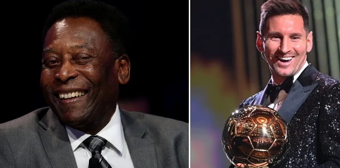 Pelé dice que es «un homenaje justo» el séptimo Balón de Oro de Messi