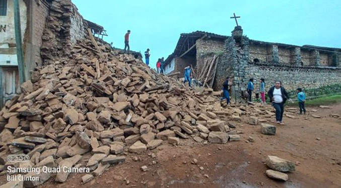 Potente terremoto de magnitud 7,5 se registró  en Perú (Video)
