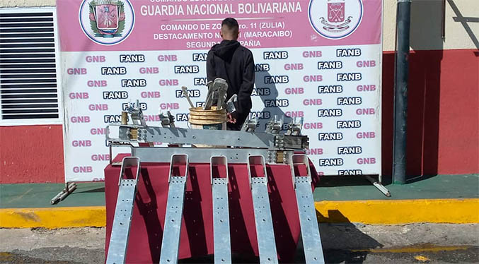 GNB detiene a ciudadano con cuchillas de alta tensión en Maracaibo