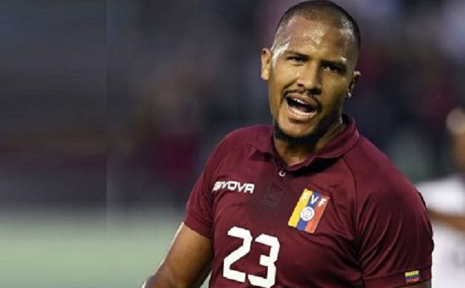 Salomón Rondón no estará con la Vinotinto en las eliminatorias