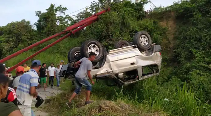 Un fallecido y tres lesionados en accidente en el Táchira