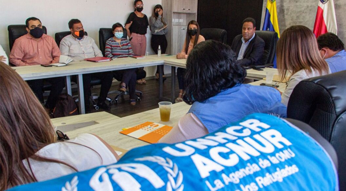 Alcalde Rafael Ramírez sostiene reunión con representantes de la ONU para atender sectores vulnerables