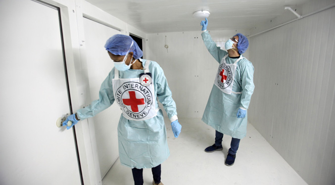 Cruz Roja entrega rehabilitadas las instalaciones de la morgue de Bello Monte