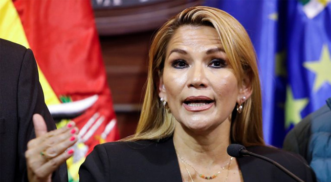 Levantan otra denuncia contra la expresidenta de Bolivia Jeanine Áñez