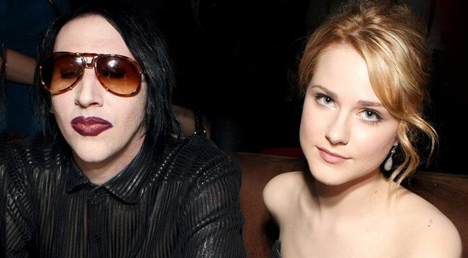 Actriz Evan Rachel Wood asegura que Marilyn Manson le lavó el cerebro en la juventud