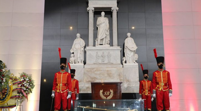 Gobierno venezolano conmemora los 191 años de la muerte de Simón Bolívar