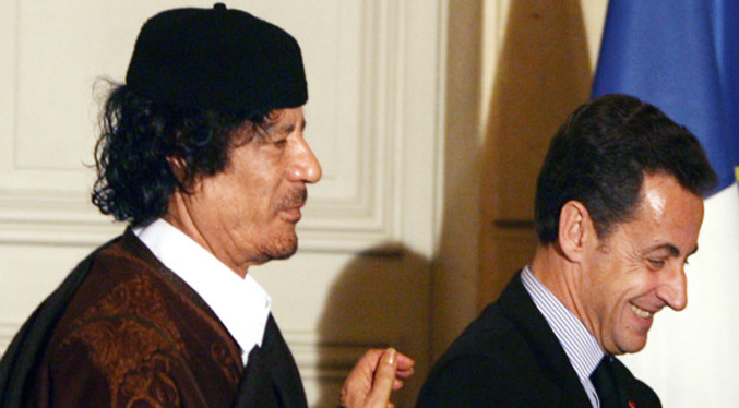 Sarkozy será investigado en Francia por recibir financiamiento de Gadafi para su campaña