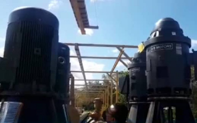 Hidrolago instala cuarto equipo de bombeo en Burro Negro