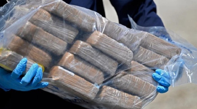 Incautan una tonelada de cocaína procedente de Colombia en Francia