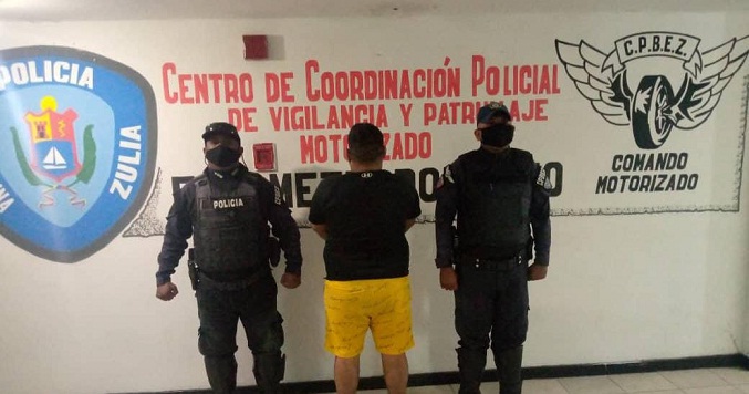 CPBEZ lo detiene por estar solicitado por homicidio en Maracaibo