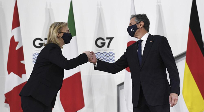 Londres busca unidad de ministros de Exteriores en cumbre G7