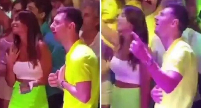 Messi canta vallenato del Binomio de Oro en plena fiesta (Video)