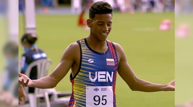 Ryan López obtuvo la primera medalla de oro en atletismo para Venezuela en Cali