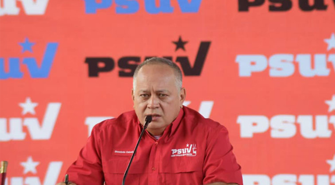 Cabello: PSUV se desvincula de dirigentes políticos que usen el cargo para actividades ilícitas