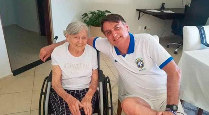 Fallece madre del presidente de Brasil Jair Bolsonaro