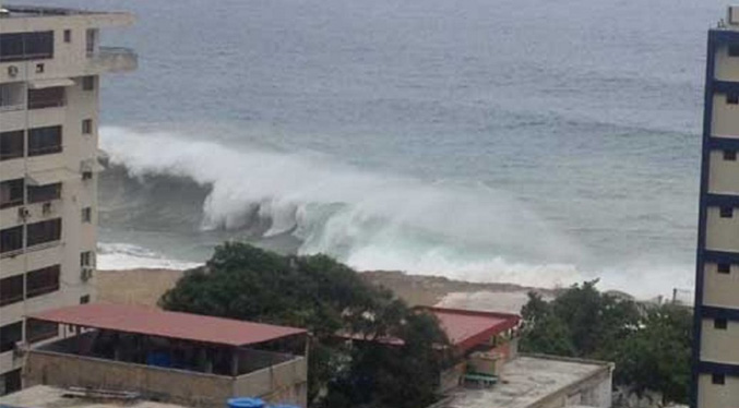 Inameh pronostica fuertes marejadas en todas las costas venezolanas