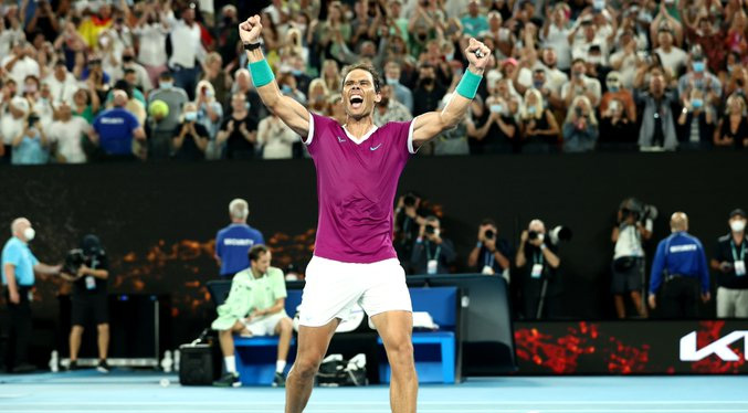 Nadal se consagra como el más ganador de Grand Slam de la ATP al triunfar en el Australian Open (Videos)