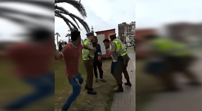Chile deportará a los cuatro venezolanos que “atacaron” a personal policial