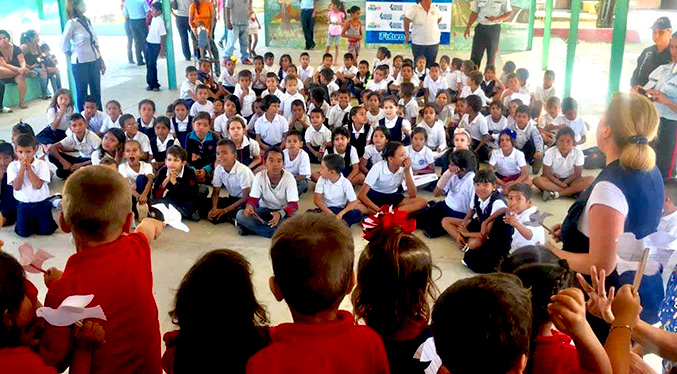 Cecodap promueve la cultura de paz con el Día Escolar por la No Violencia