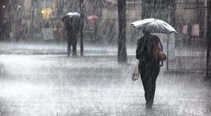 Inameh pronostica lluvias en varios estados de Venezuela