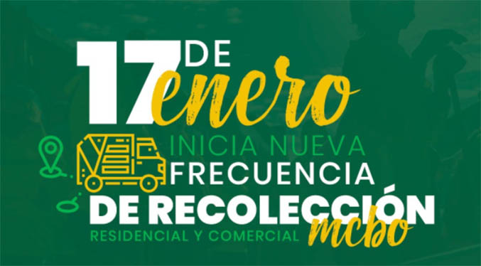Conozca el cronograma de recolección de desechos sólidos en Maracaibo desde el 17-E (Detalles)