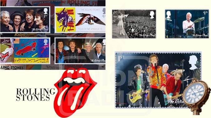 Los Rolling Stones celebran aniversario 60 con colección de sellos