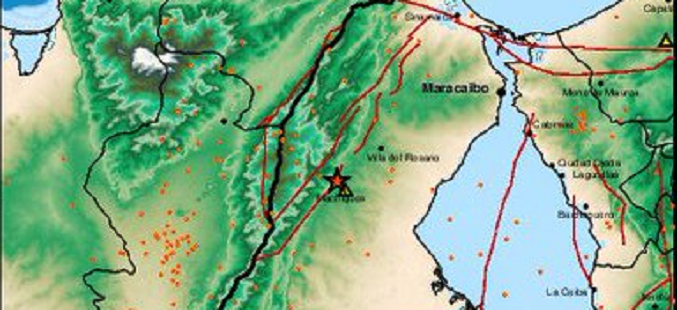 Funvisis reporta sismo de magnitud 3.2 al noroeste de Machiques