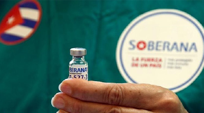 Venezuela recibe un millón de dosis de la vacuna cubana Soberana Plus