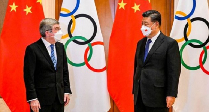 El presidente de Comité Olímpico Internacional se reúne con Xi Jinping
