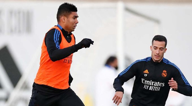 Casemiro y Lucas Vázquez son bajas de última hora para el Madrid