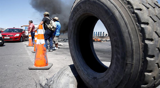 Camioneros chilenos anuncian el fin del bloqueo en Antofagasta