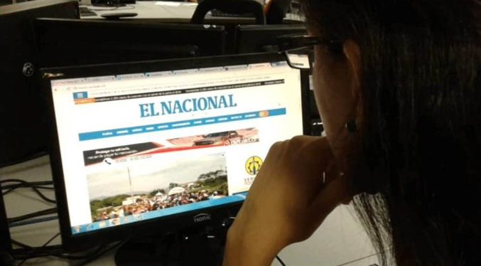 Denuncian bloqueo de la web de El Nacional por «los principales proveedores» de Internet