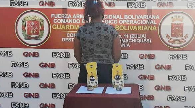 GNB-Zulia detiene a una narcoarepas