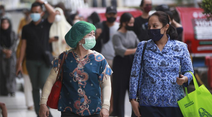 Indonesia acumula 5 millones de casos COVID en la pandemia