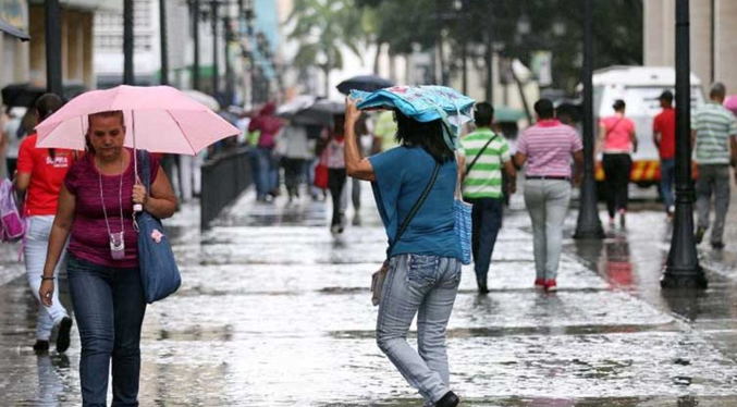 Inameh pronostica lluvias en gran parte de Venezuela