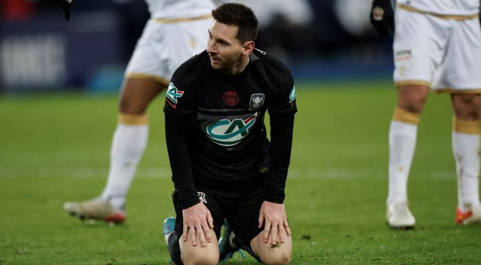 El poderoso PSG de Messi se despide de la Copa de Francia