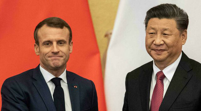 Macron y Xi piden continuar esfuerzos para lograr una solución sobre Ucrania