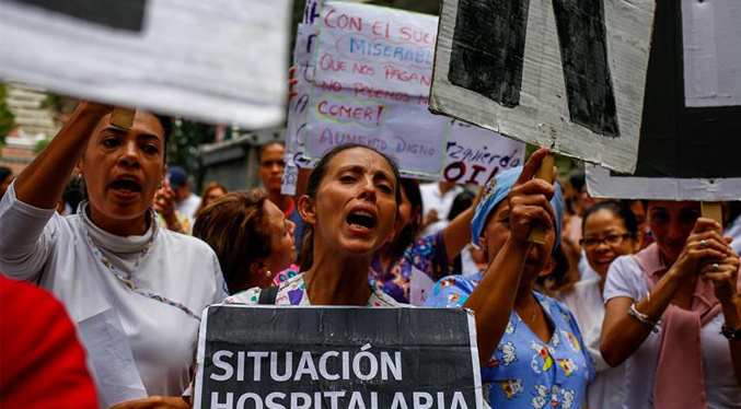 Sindicatos convocan a protestar frente a los hospitales de Venezuela