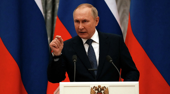 Putin dice que no había otra opción que invadir Ucrania