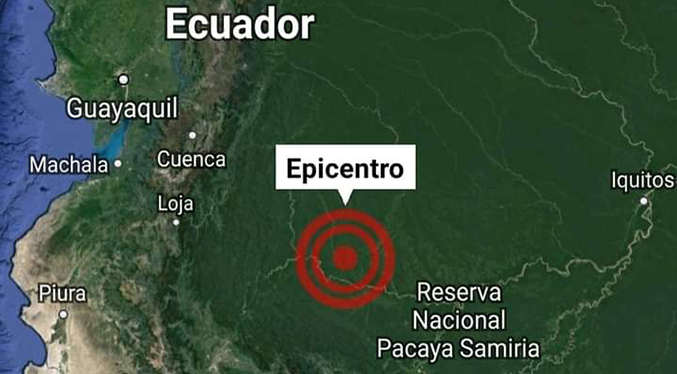 Sismo de 6.8 en Perú también se sintió en Ecuador