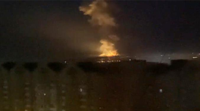 Dos explosiones resonaron en el segundo día de la invasión rusa a Ucrania