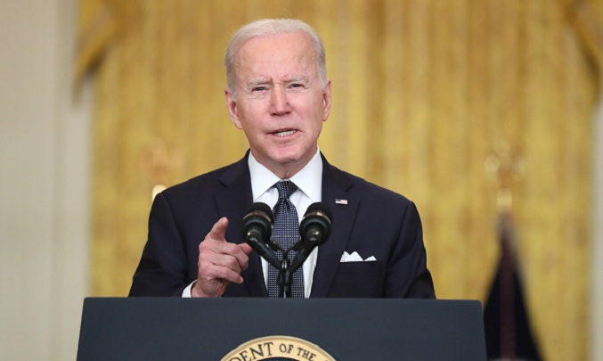 Biden califica acción de Rusia de «acto de agresión innecesario» contra Ucrania y la paz