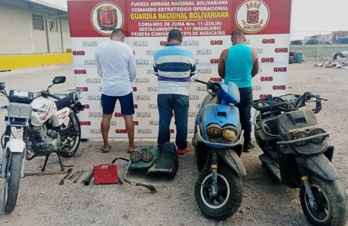 GNB-Zulia desmantela dos bandas en Maracaibo dedicados al robo y hurto