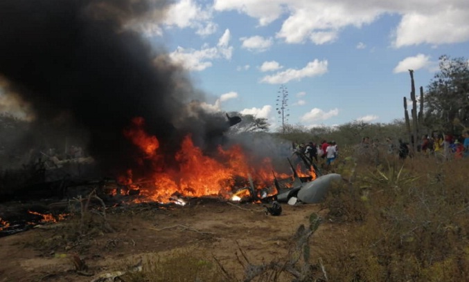 Confirman dos muertos en accidente de helicóptero de la Fuerza Armada