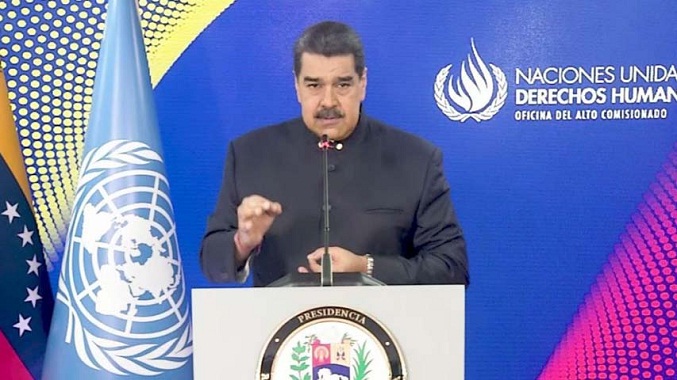 Maduro denuncia campaña migratoria para justificar intervención