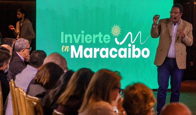 Alcalde Ramírez presenta propuesta Invierte en Maracaibo a empresarios de la capital del país