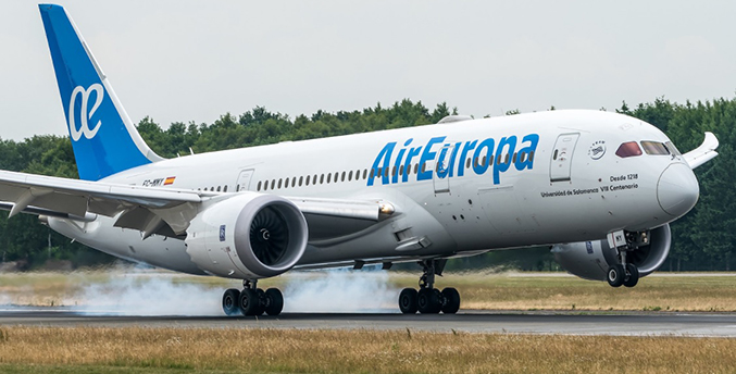 Air Europa es autorizada para cubrir la ruta Caracas – Madrid